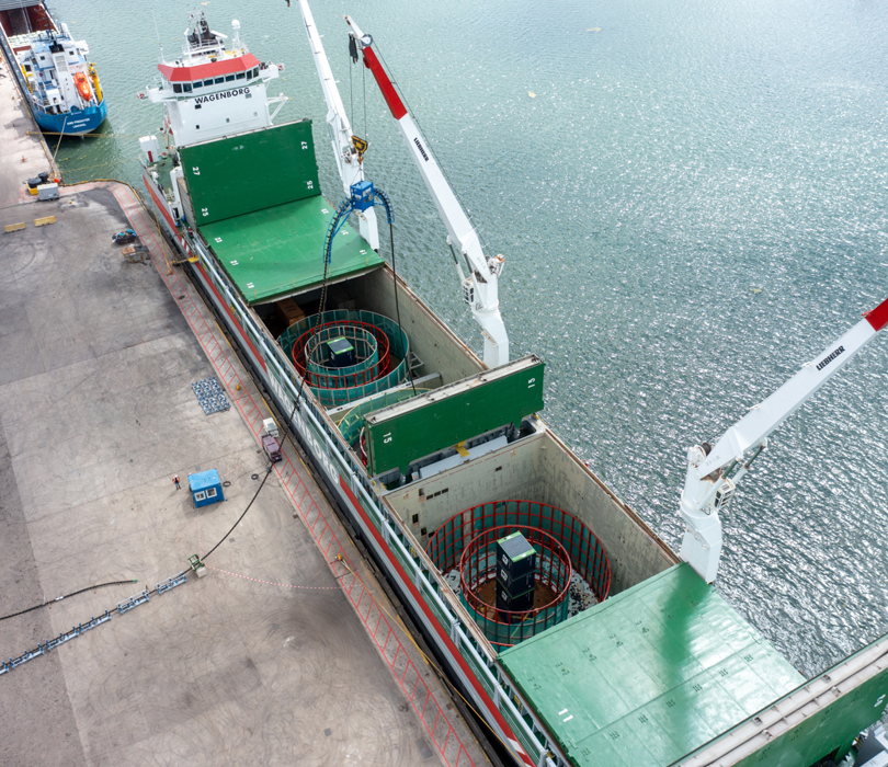Cable handling in Blyth